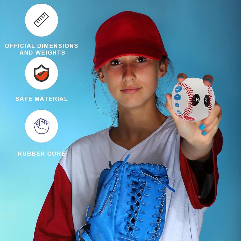 XIHIRCD 3 Pcs Pitching Grip Trainers, Baseball with Finger Placement, Multiple Grips for Teenagers & Beginners - Image 4